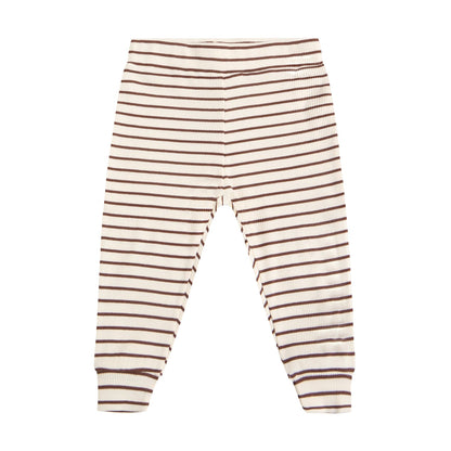 En Fant | Gestreepte Rib Broek | Chestnut - 5713438941689