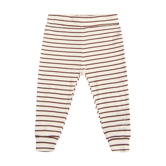 En Fant | Gestreepte Rib Broek | Chestnut - 5713438941689