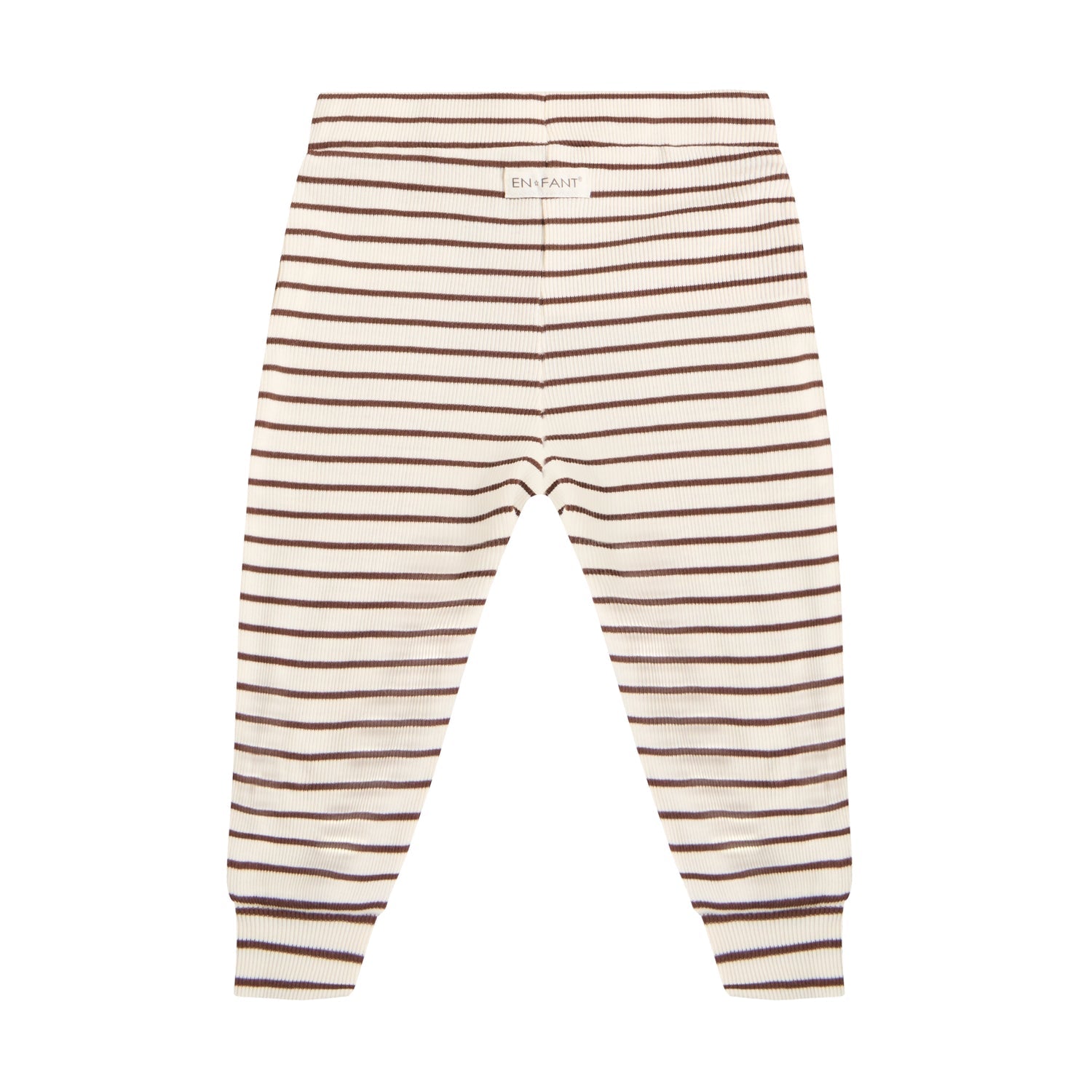 En Fant | Gestreepte Rib Broek | Chestnut - 5713438941689