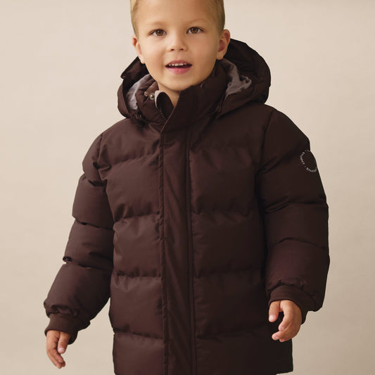 En Fant | Jacket Quilt Solid | Coffee Bean - 5713438857430