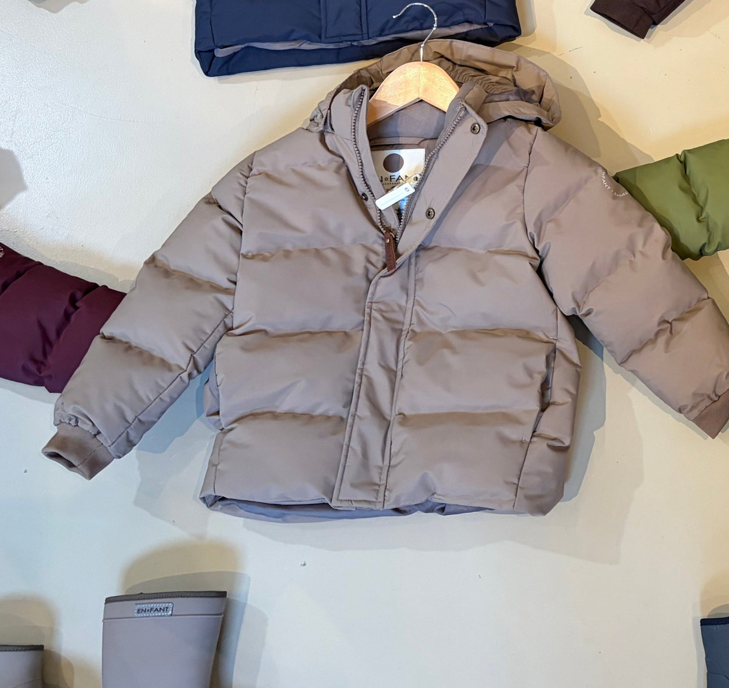 En Fant | Jacket Quilt Solid | Pine Bark - 5713438857676