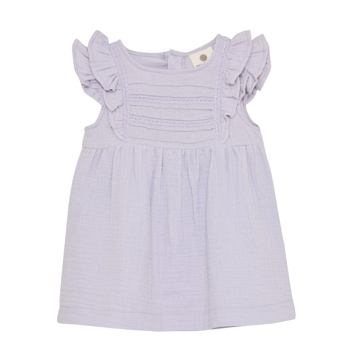 En Fant | Mousseline Jurk Baby | Purple Heather - 5713438693298