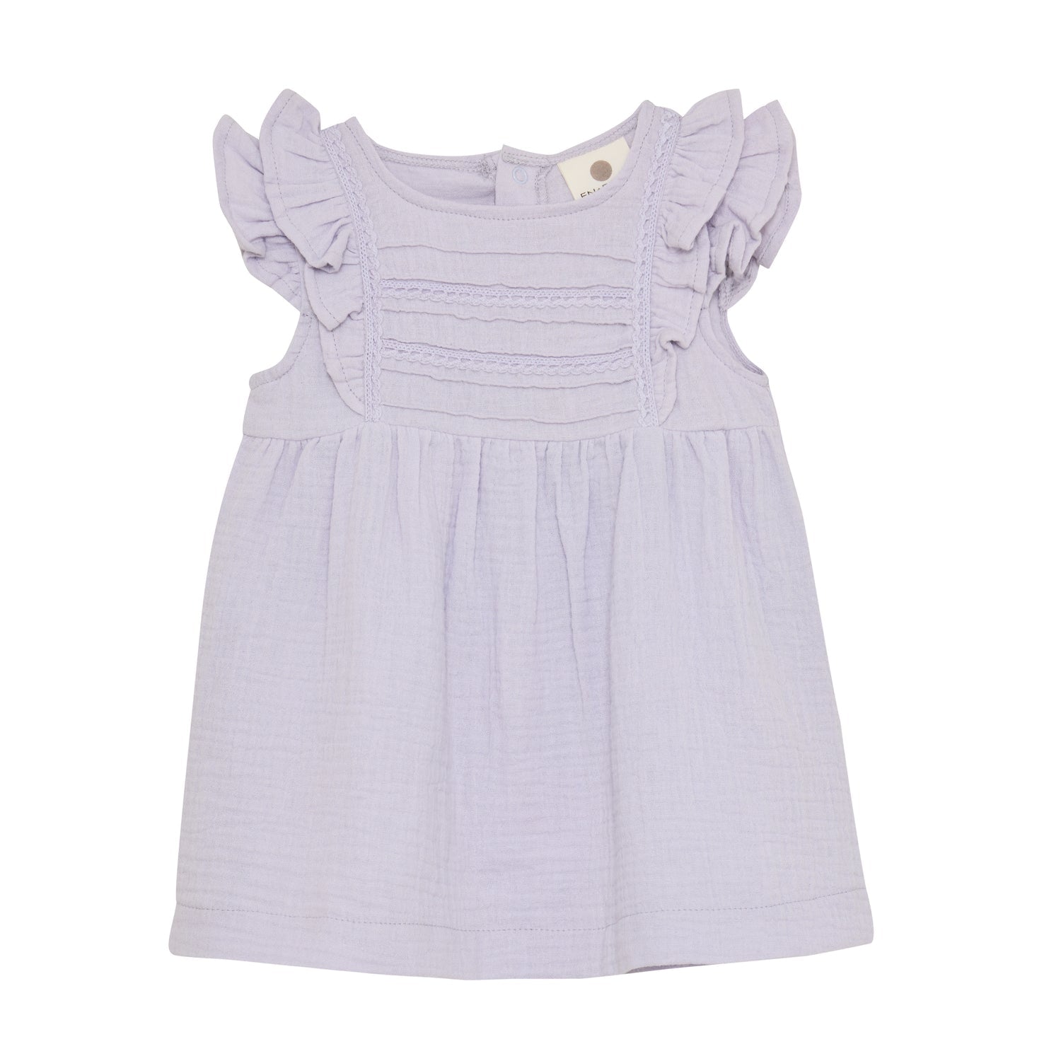 En Fant | Mousseline Jurk Baby | Purple Heather - 5713438693298