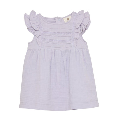 En Fant | Mousseline Jurk Baby | Purple Heather - 5713438693298