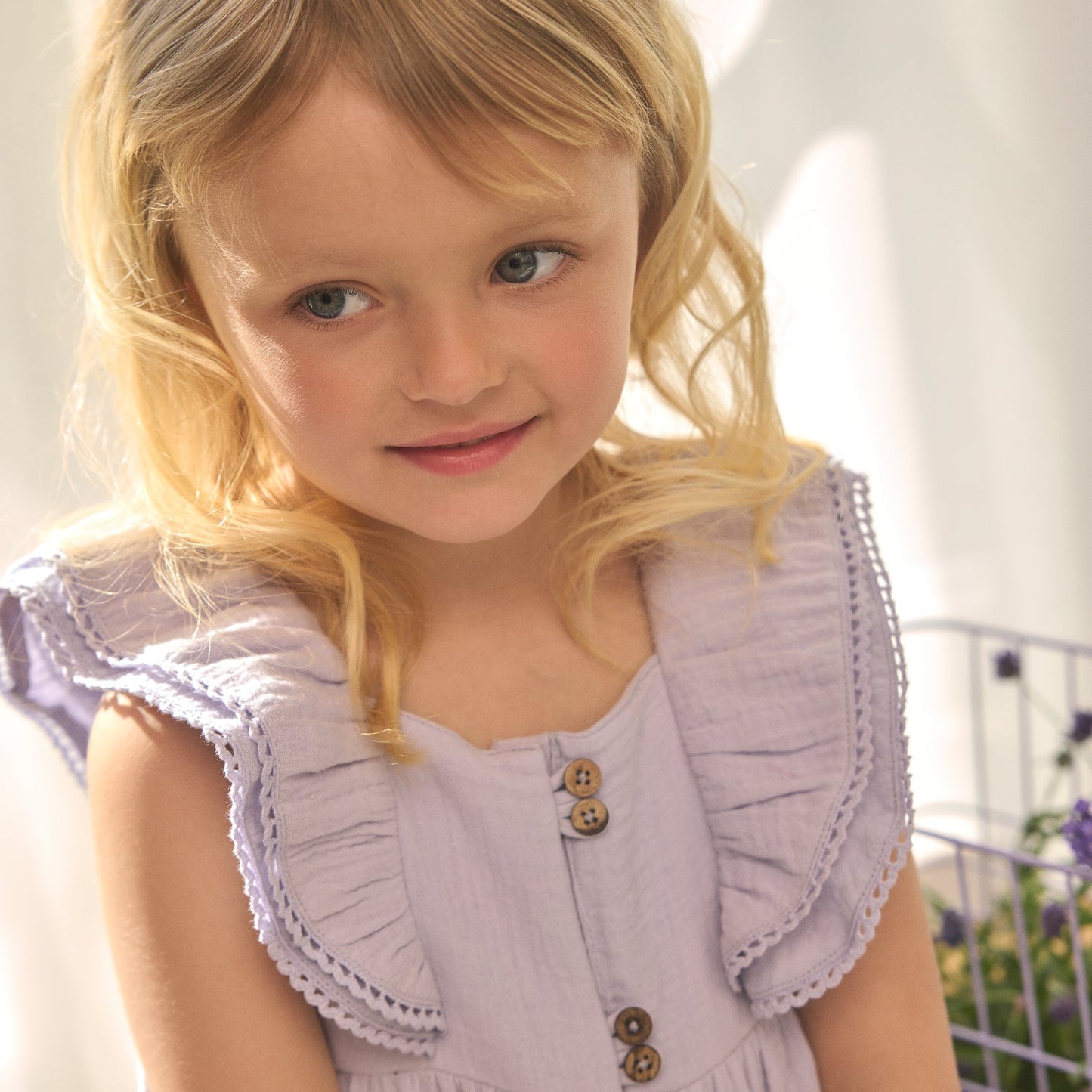 En Fant | Muslin Jurk | Purple Heather - 5713438700460