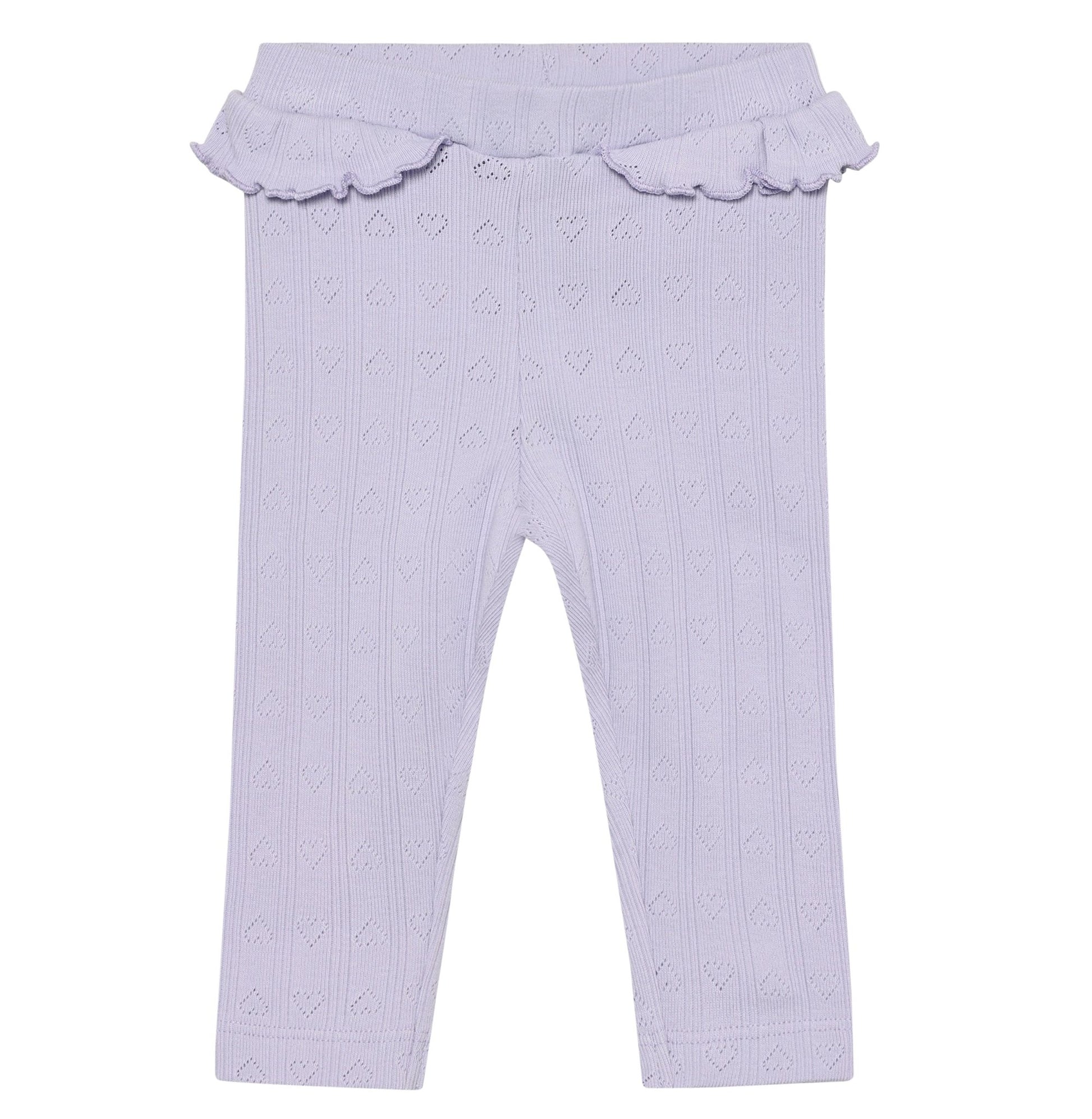 En Fant | Pointelle Legging | Purple Heather - 5713438693847