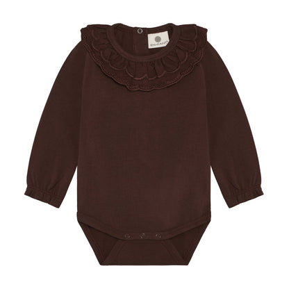 En Fant | Romper met Kraag | Deep mahogany - 5713438918889