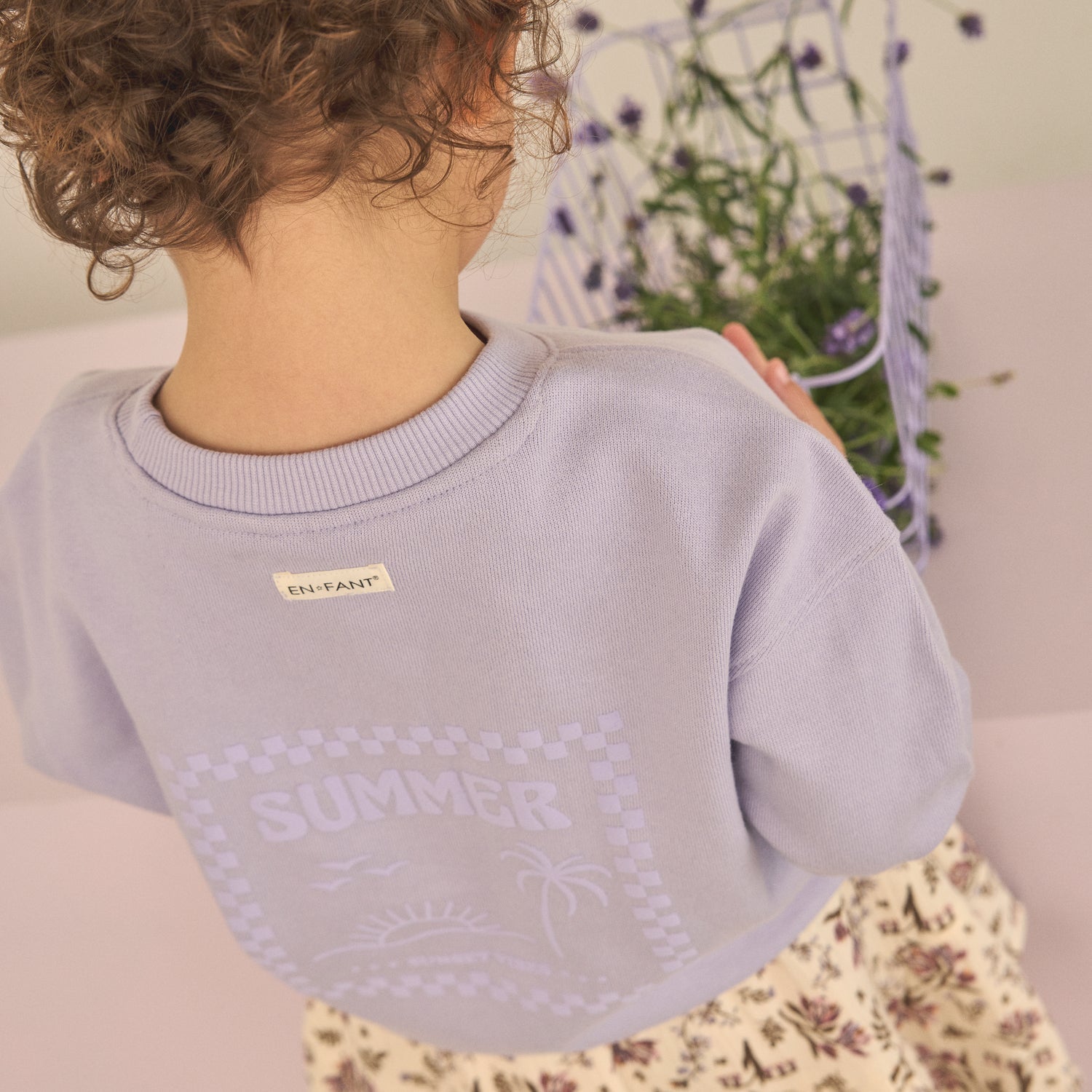 En Fant | Sweater | Purple Heather - 5713438699764