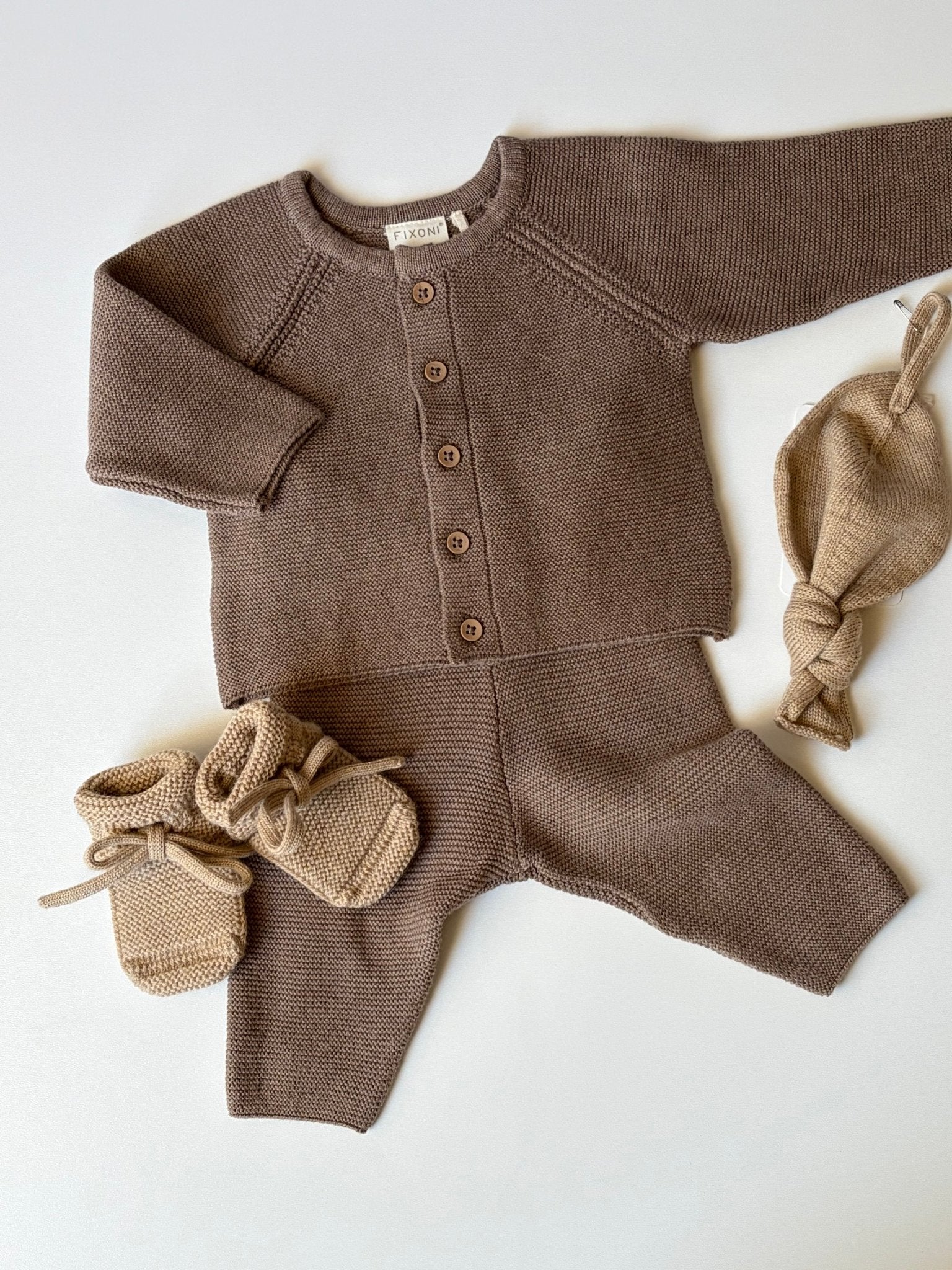 Fixoni | Gebreide Broek | Mountain Trial Melange - 5713438974830