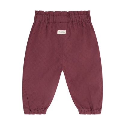 Fixoni | Geweefde Broek | Crushed Berry - 5713438972997