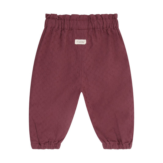 Fixoni | Geweefde Broek | Crushed Berry - 5713438972997