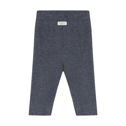 Fixoni | Legging Rib Melange | Donkerblauw -