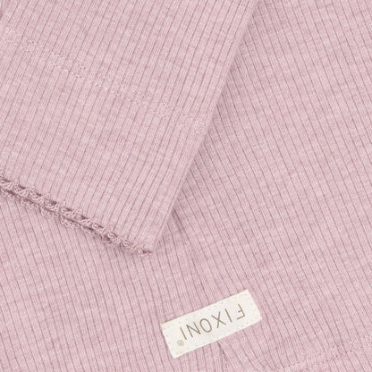 Fixoni | Legging Rib Melange | Roze - 5713438965630