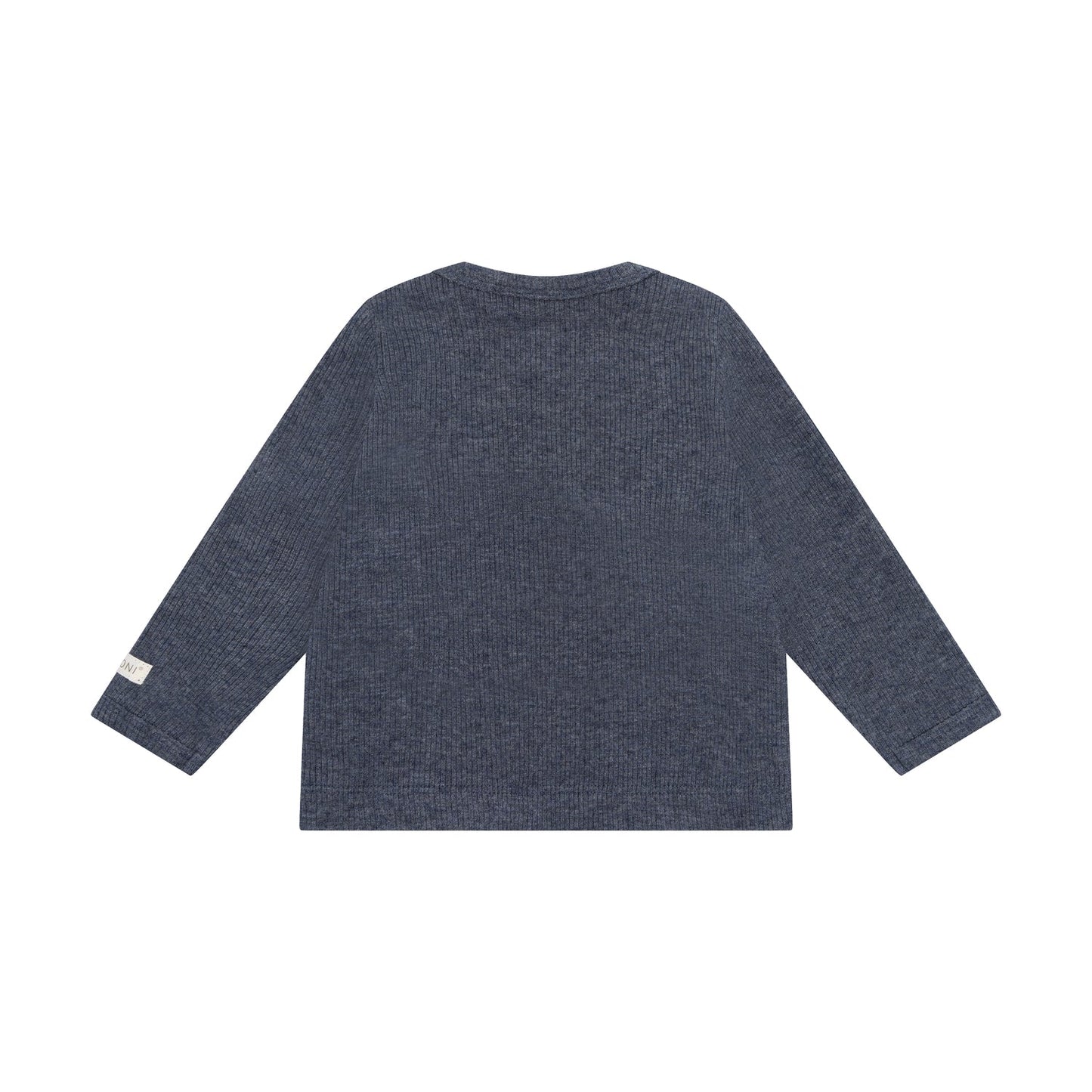 Fixoni | Longsleeve Rib Melange | Donkerblauw - 5713438965364