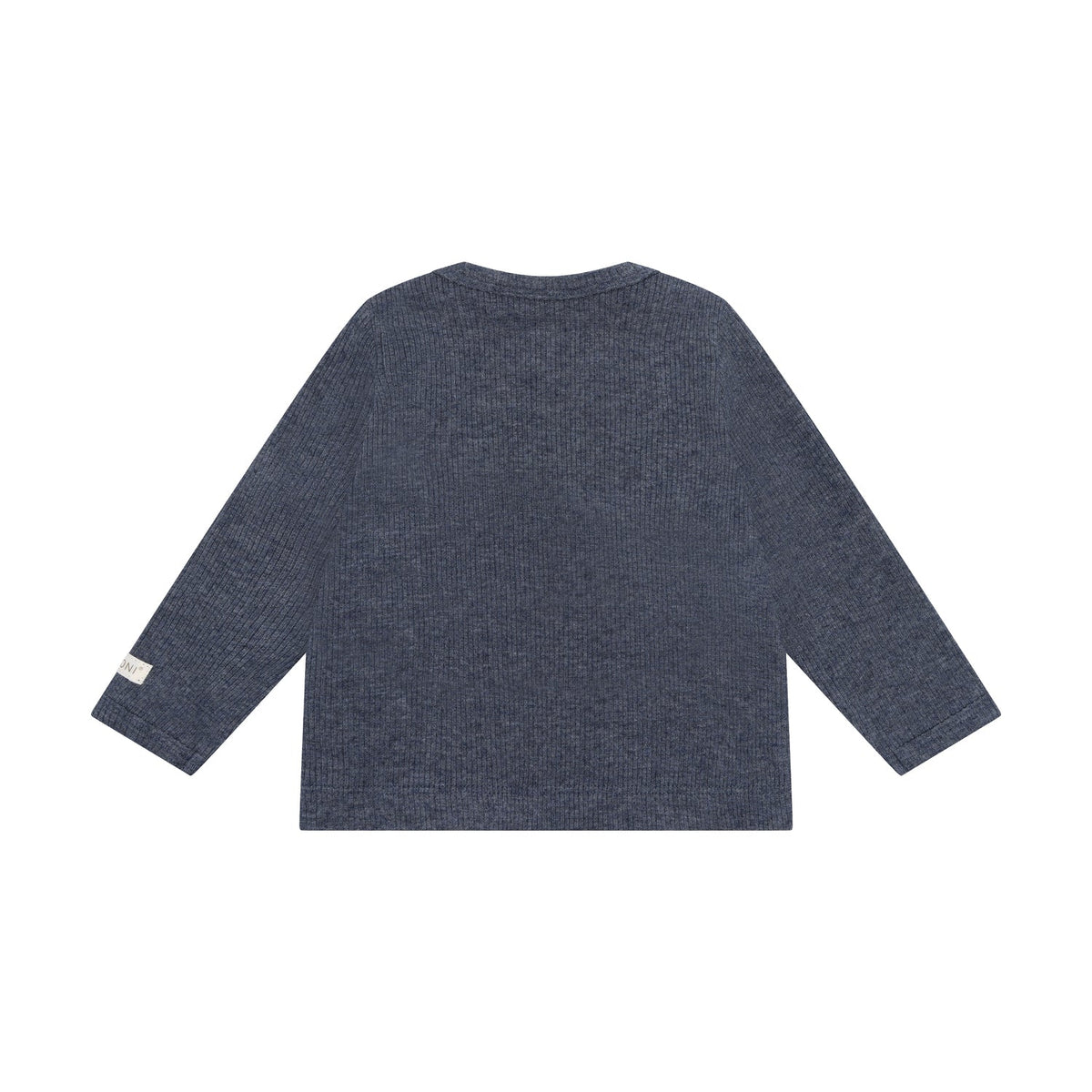 Fixoni | Longsleeve Rib Melange | Donkerblauw - 5713438965364