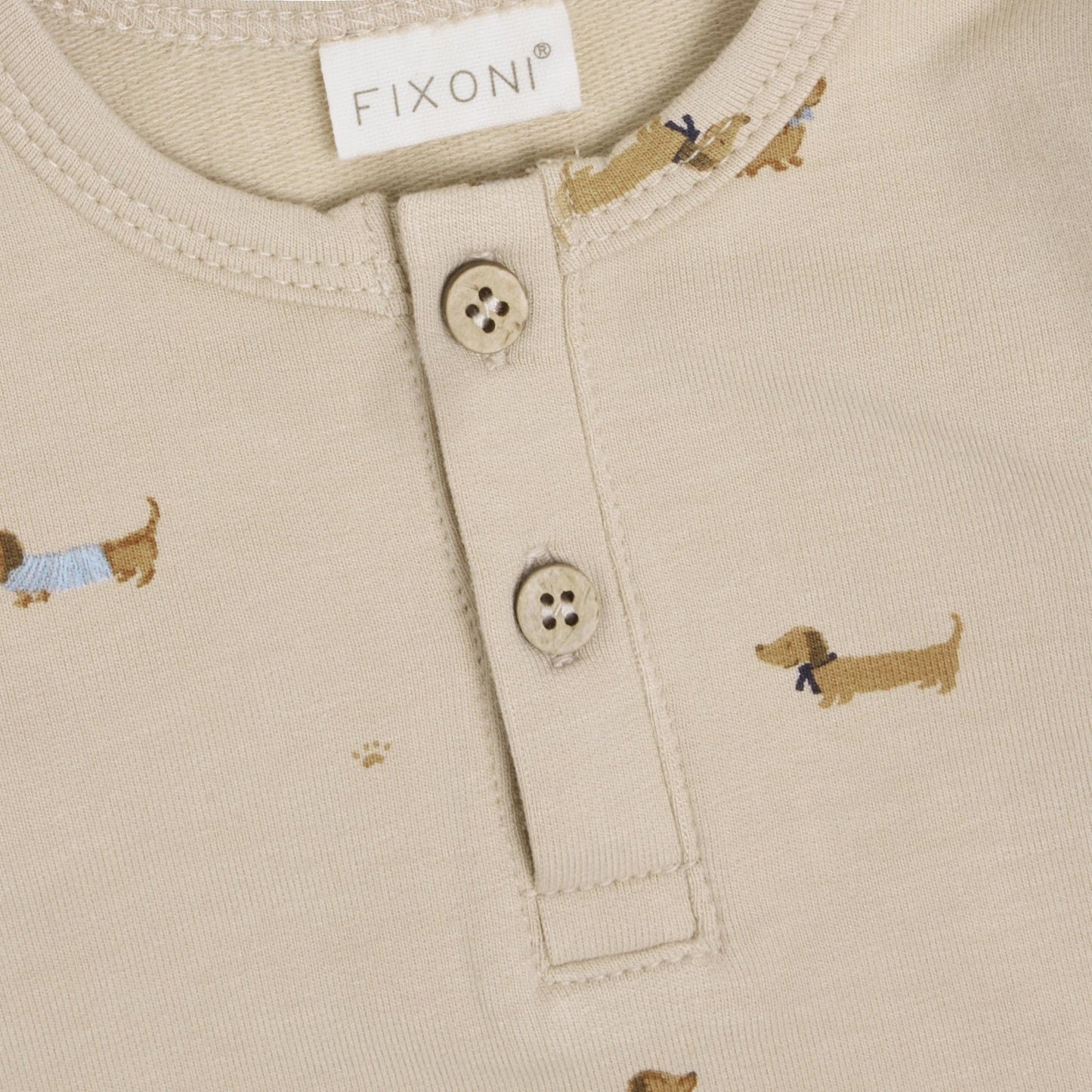 Fixoni | Romper Tekkel | Humus - 5713438971549
