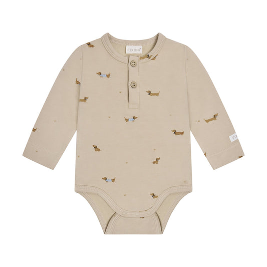 Fixoni | Romper Tekkel | Humus - 5713438971549