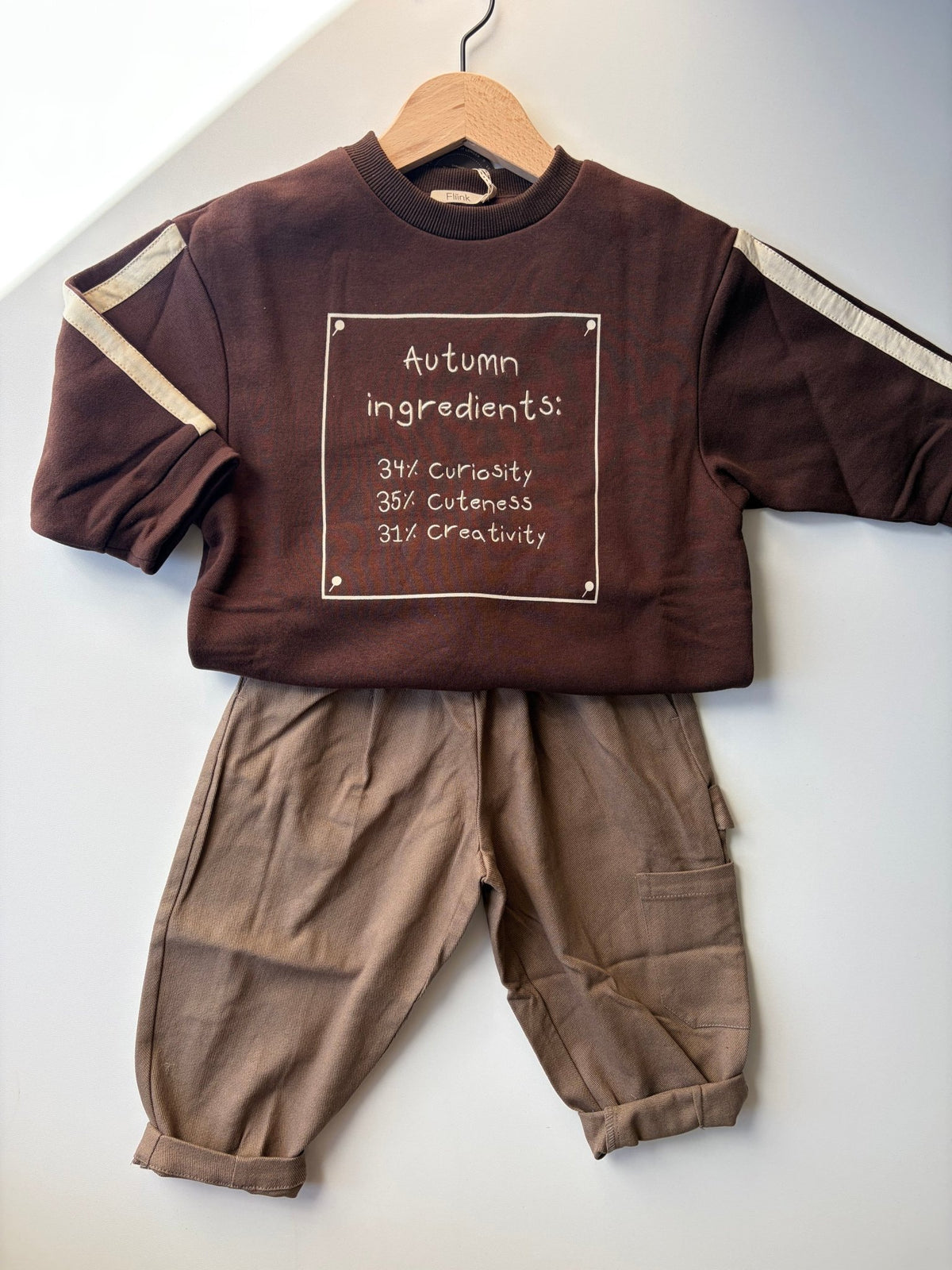 Fliink | Alvi Autumn Sweatshirt | Coffee Bean - 5715435148054