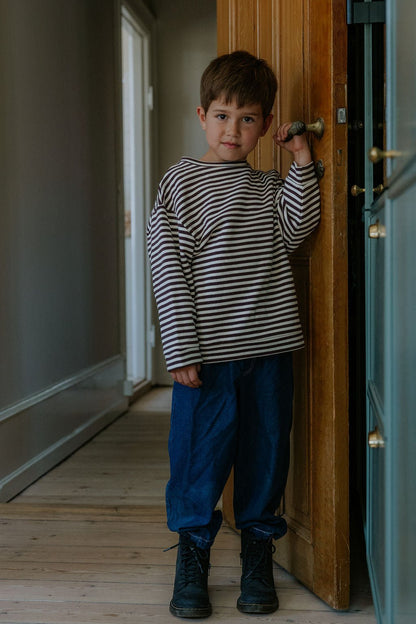 Fliink | Alvin Gestreepte Sweater | Coffee Bean - 5715435150460