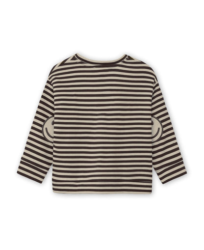 Fliink | Alvin Gestreepte Sweater | Coffee Bean - 5715435150460