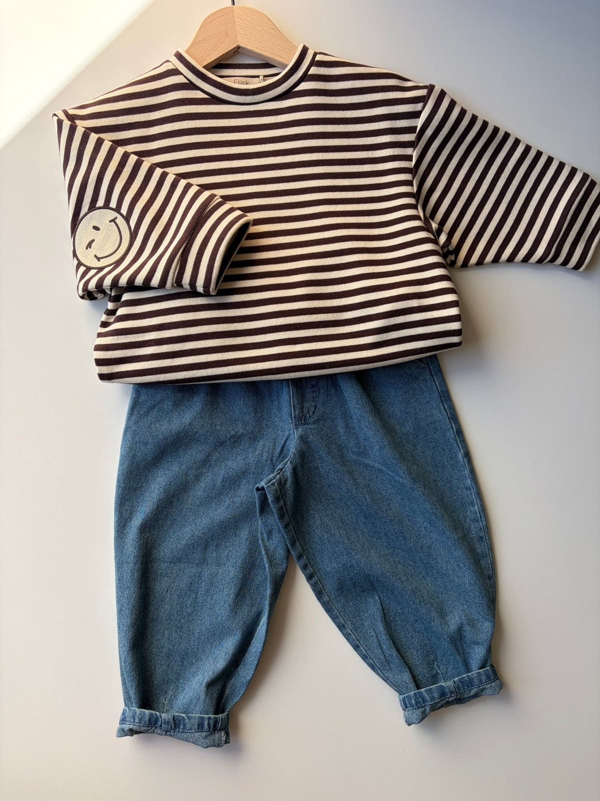 Fliink | Don Denim Pants | Medium Denim Blue - 5715435142427
