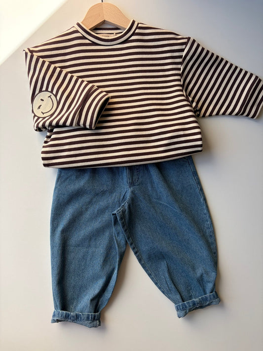 Fliink | Don Denim Pants | Medium Denim Blue - 5715435142427