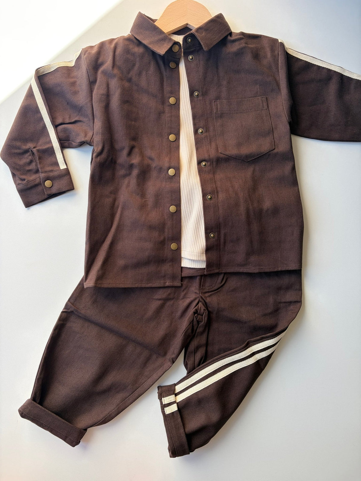 Fliink | Donny Overshirt | Coffee Bean - 5715435149051