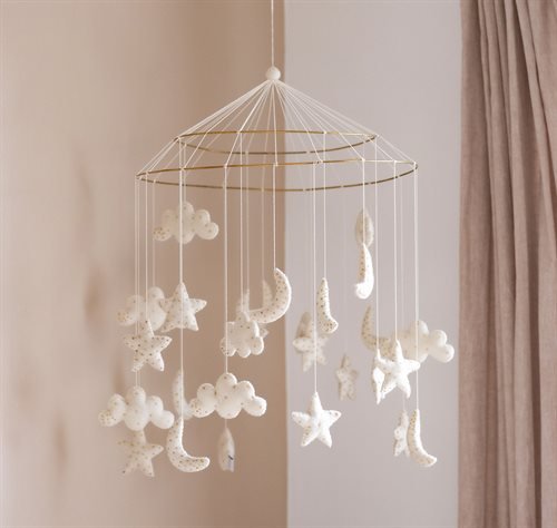 Gamcha | Night Sky Mobiel | Wit - 