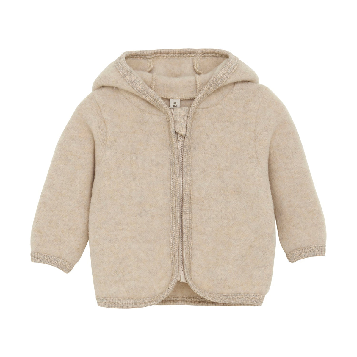 Huttelihut | Jasje Ears Wolfleece | Sand Melange - 5714226489994