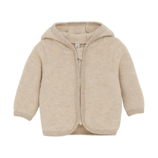 Huttelihut | Jasje Ears Wolfleece | Sand Melange - 5714226489994