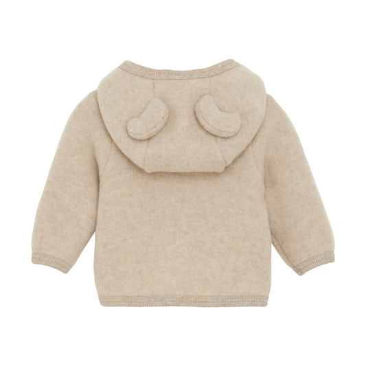Huttelihut | Jasje Ears Wolfleece | Sand Melange - 5714226489994