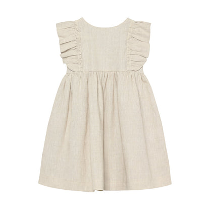 Huttelihut | Linnen Jurk | Antique White - 5713438749193