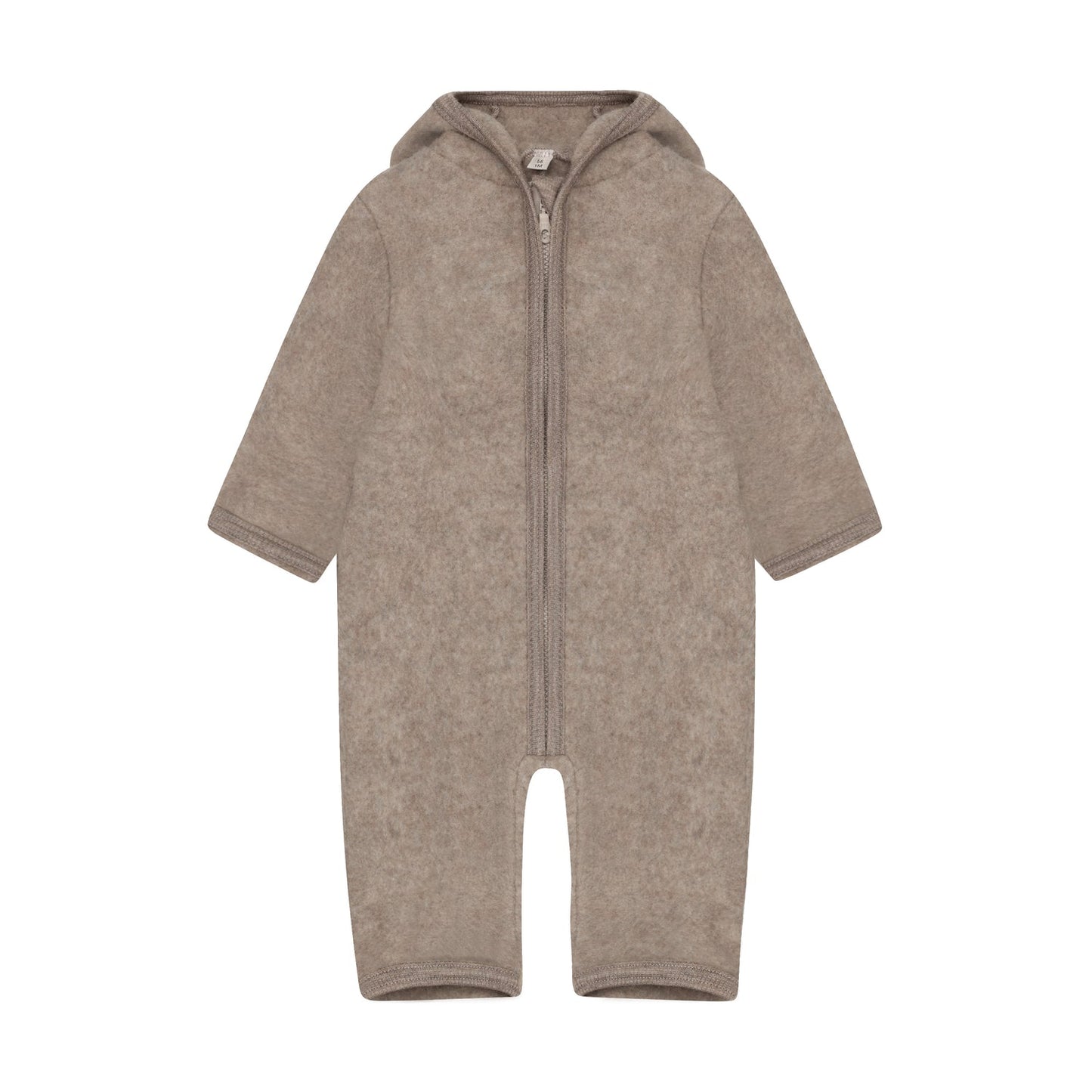Huttelihut | Pram Suit Ears Wolfleece | Savannah Melange - 5713438945823