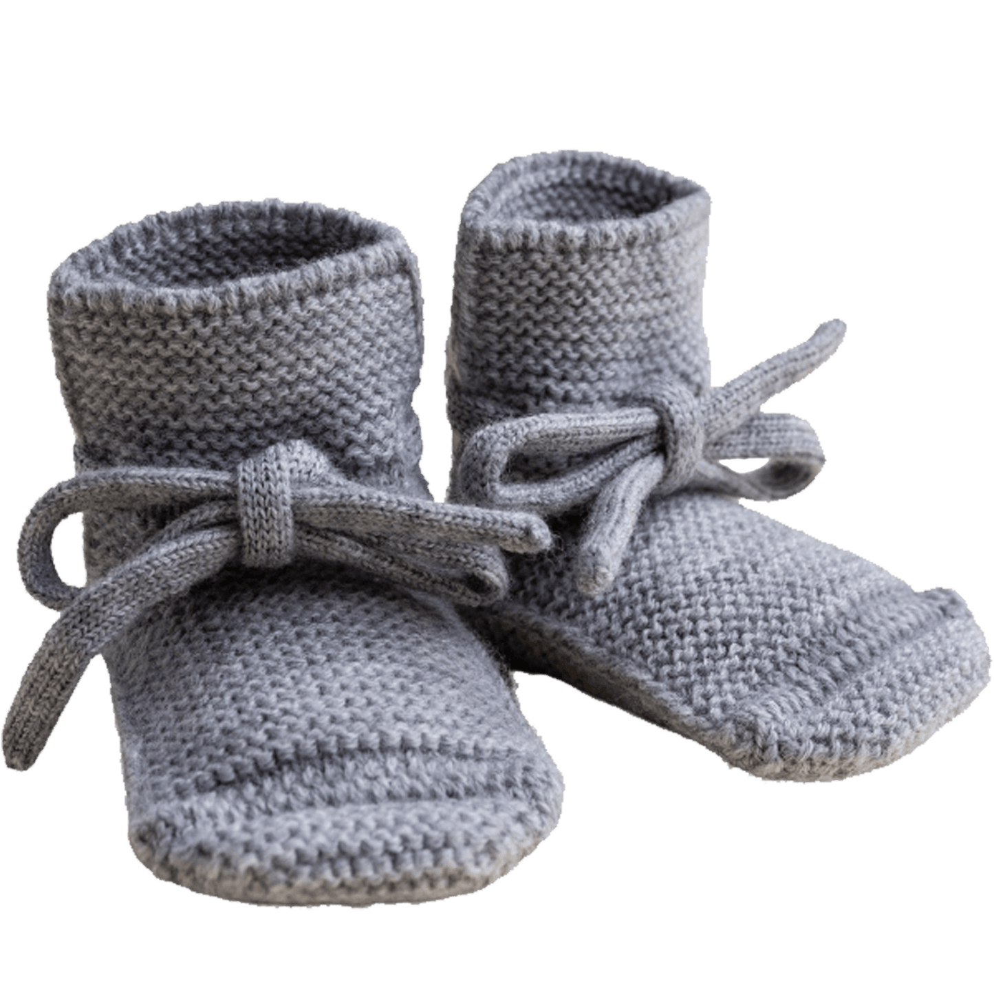 Hvid | Babyslofjes | Grey Melange - 