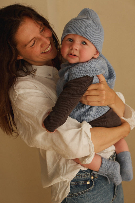 HVID | Beanie Fonzie Newborn | Light Blue - 5404027806938
