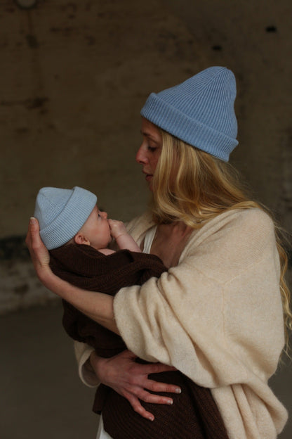 HVID | Beanie Fonzie Newborn | Sky - 5404027809861