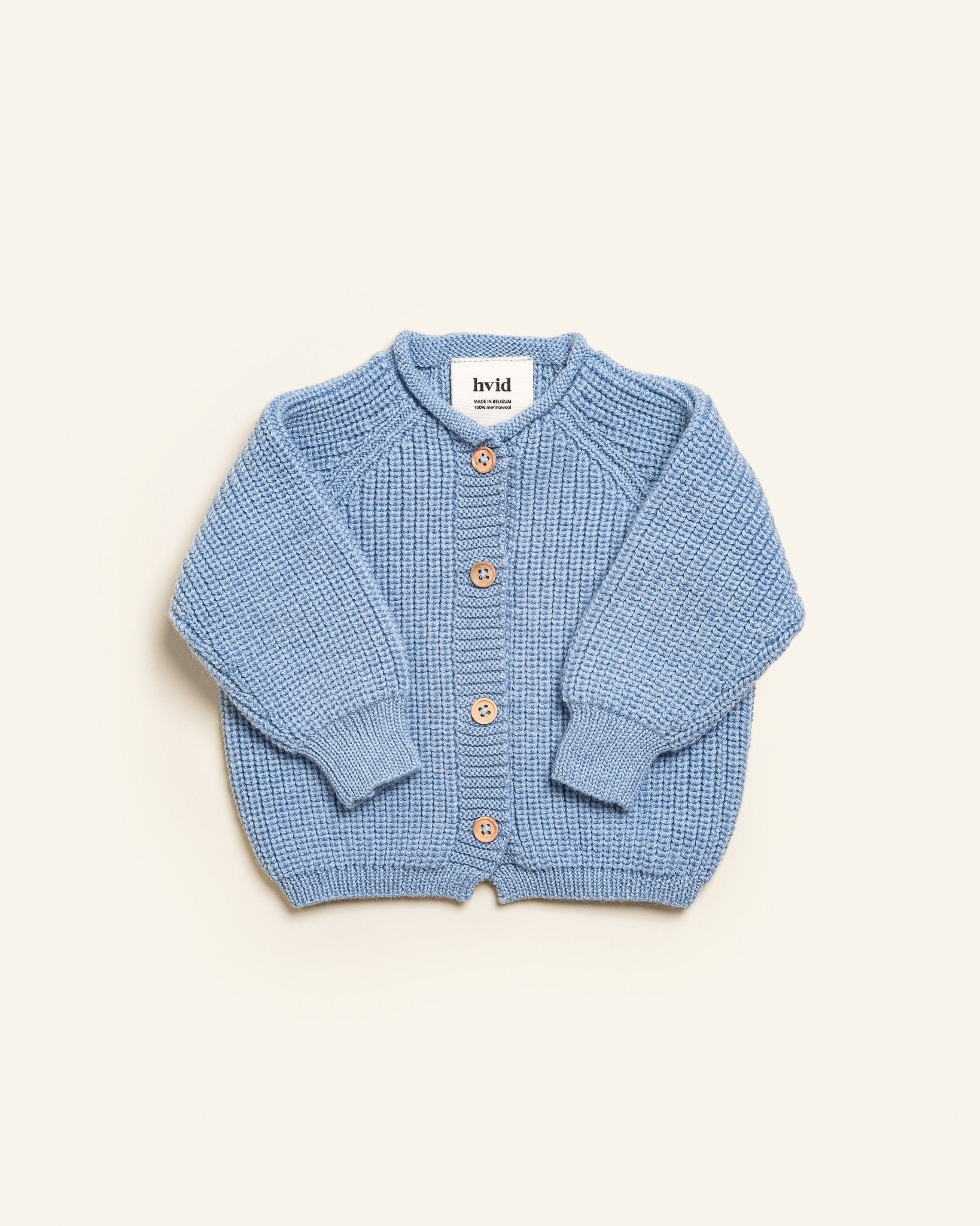 HVID | Cardigan Inga 0-3m | Light Blue - 5404027810065