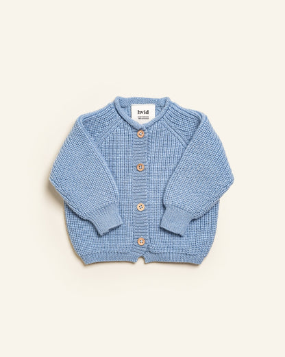 HVID | Cardigan Inga 0-3m | Light Blue - 5404027810065
