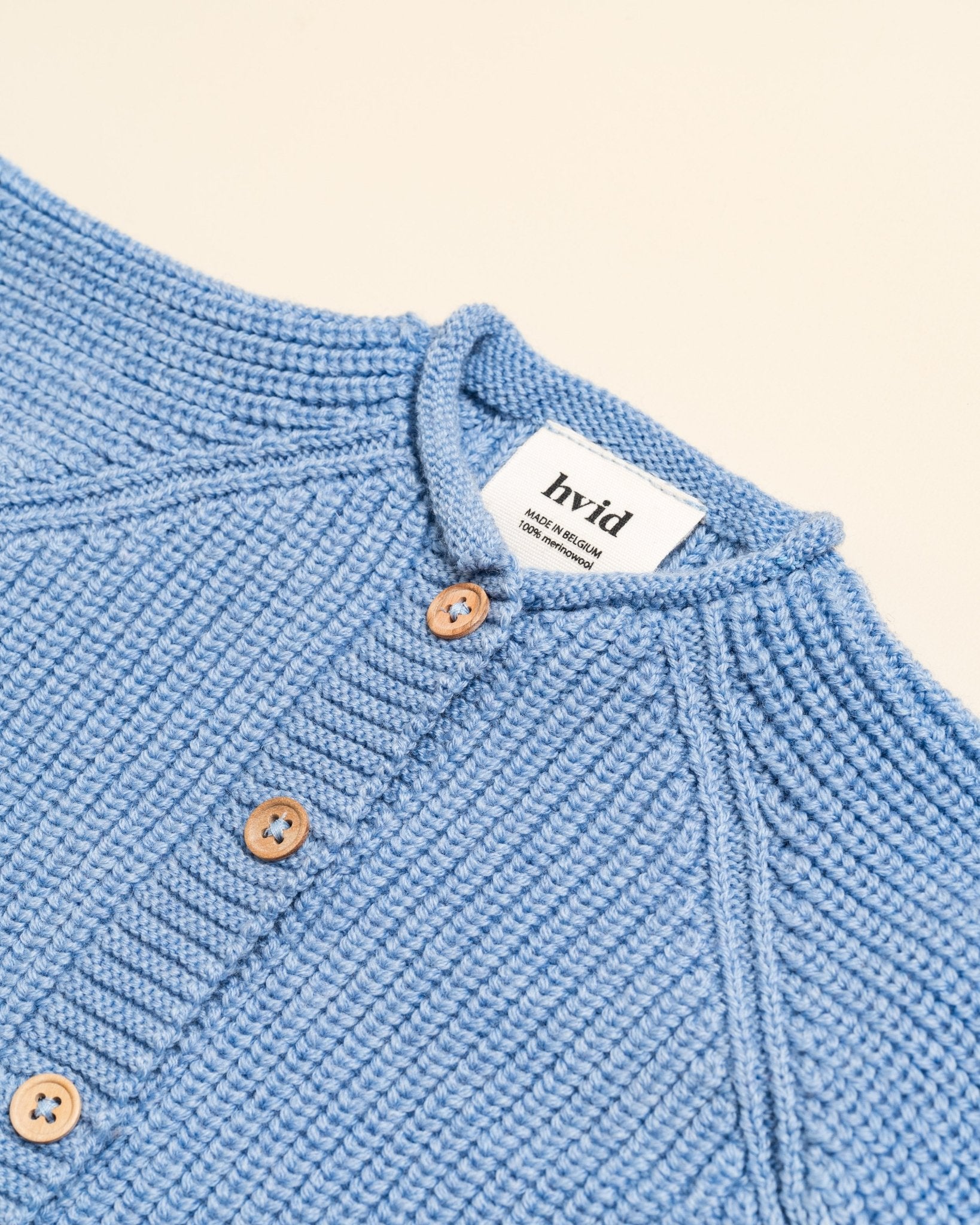 HVID | Cardigan Inga 0-3m | Light Blue - 5404027810065