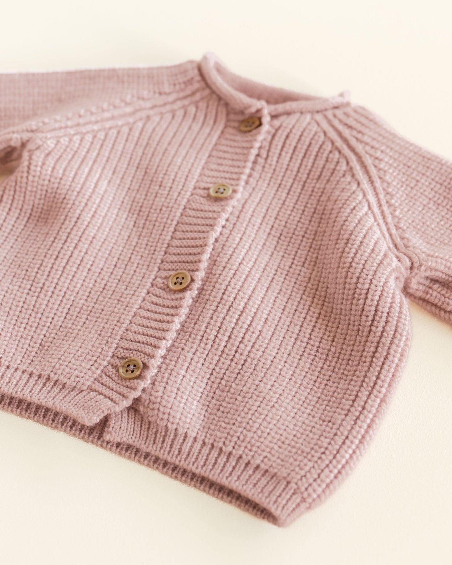 HVID | Cardigan Inga 0-3m | Powder - 5404027808574