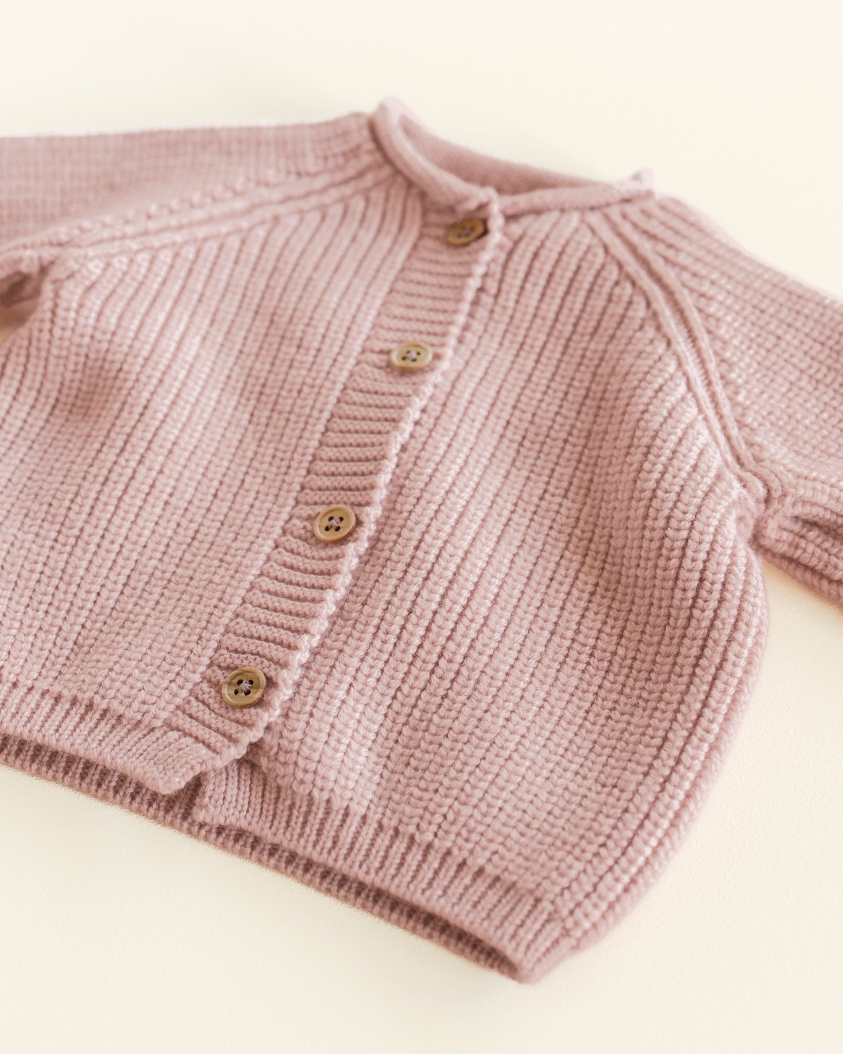 HVID | Cardigan Inga 0-3m | Powder - 5404027808574