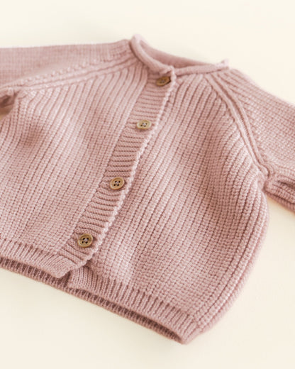 HVID | Cardigan Inga 0-3m | Powder - 5404027808574