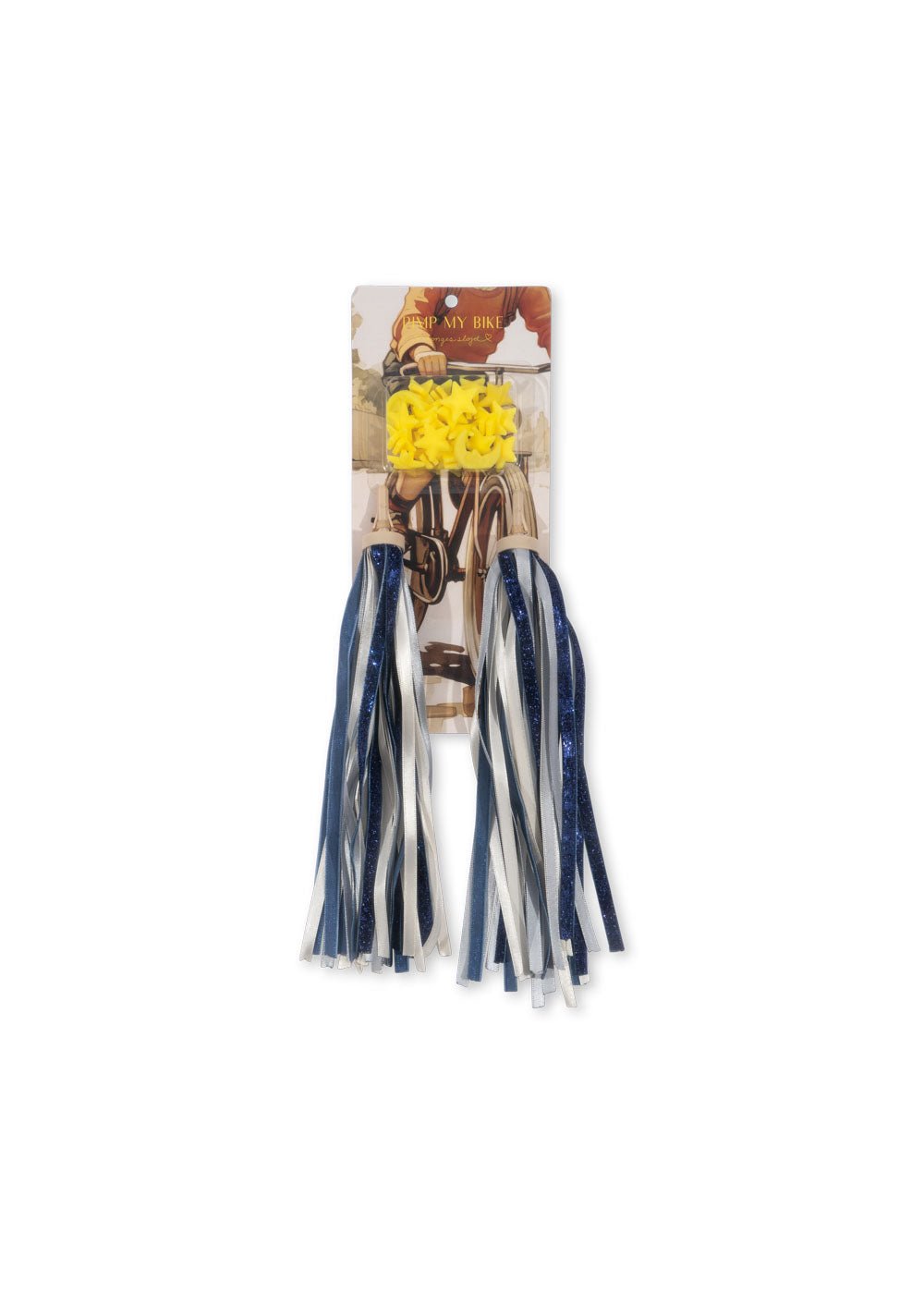 Konges Slojd | Fietsstreamers en spaakdecoratie | Blauw - 5715404343664
