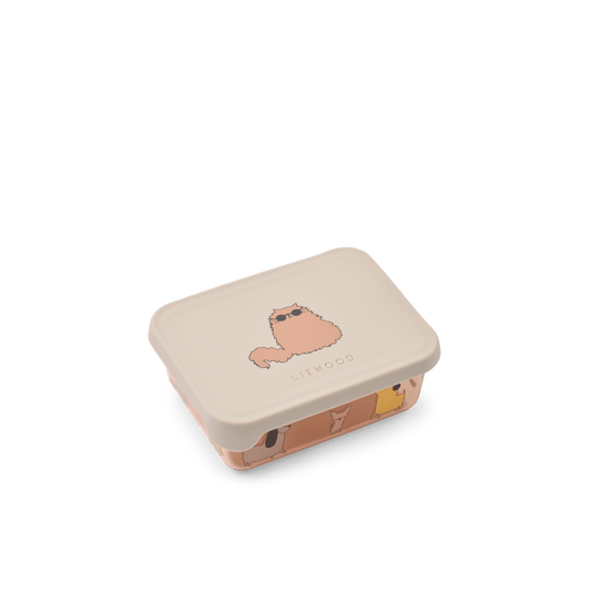 Liewood | Ako Tritan Snackbox 350ml | Cats and Dogs - 5715493475062