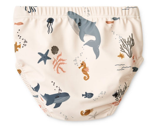 Liewood | Anthony Baby Zwembroek | Sea Creature - 5715493446352