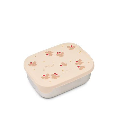 Liewood | Arthur RVS Lunchbox | Butterfly / Appel Blossom - 5715493530204