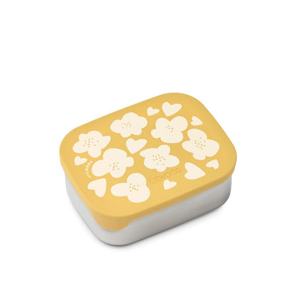 Liewood | Arthur RVS Lunchbox | Flower / Lemon - 5715493550530