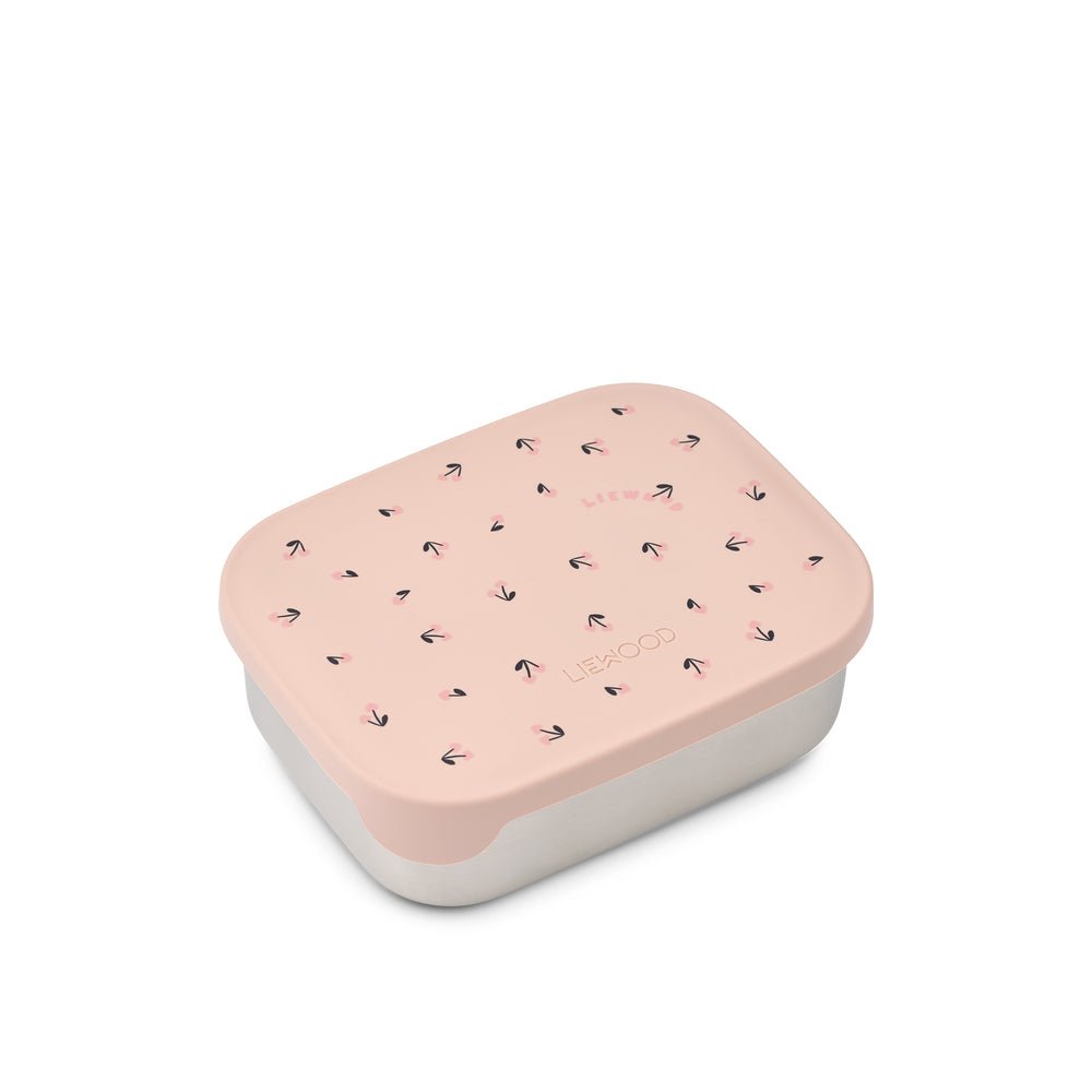 Liewood | Arthur RVS Lunchbox | Mini Cherry Heart - 5715493552978