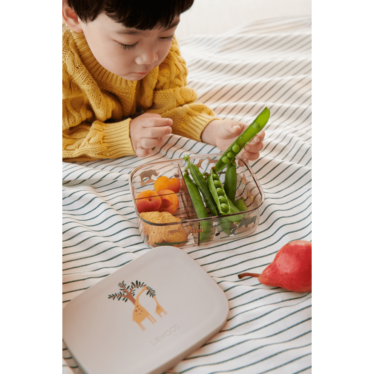 Liewood | Arthur Tritan Lunchbox | All Together Sandy - 5715493422295