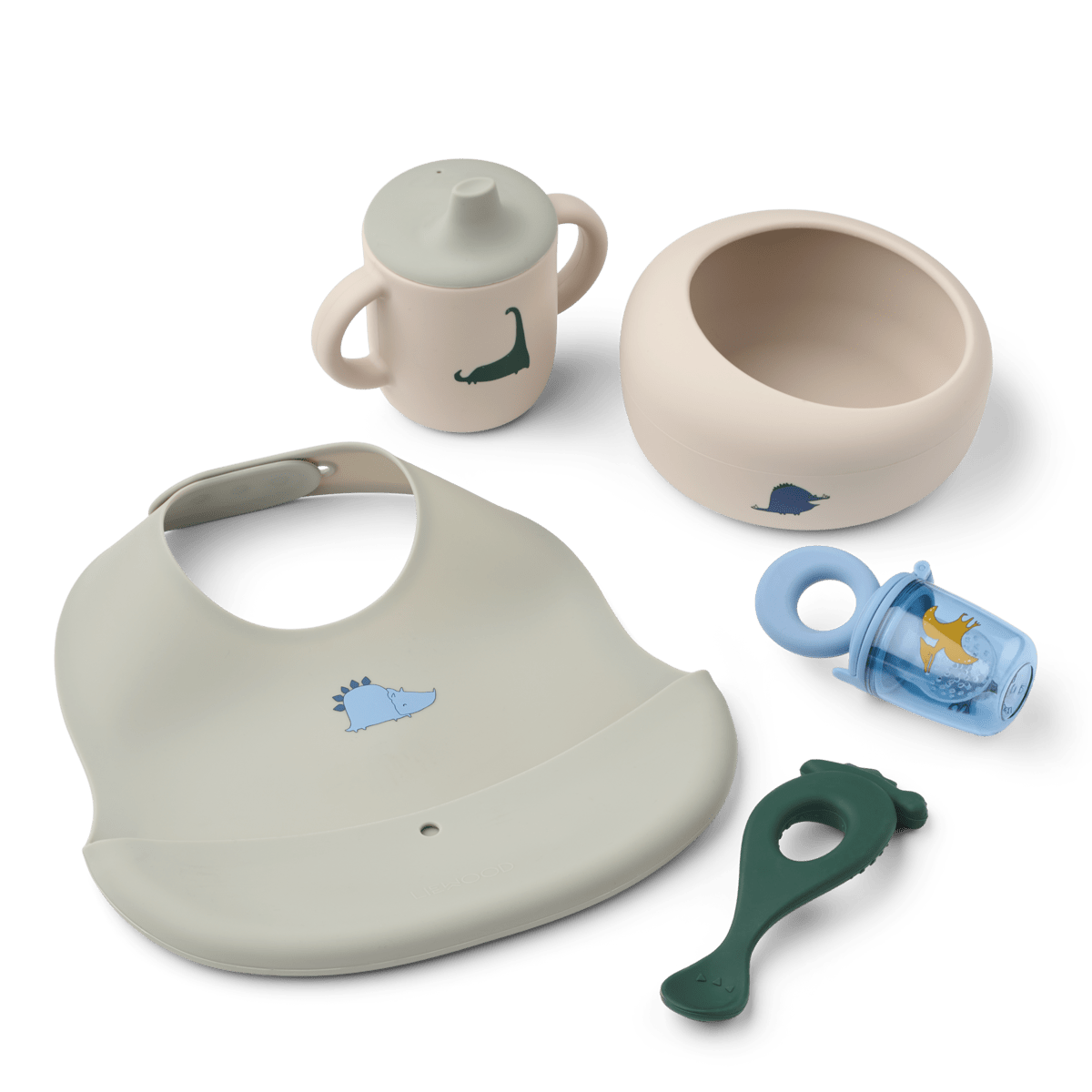 Liewood | Baby Mealtime Set | Dino - 5715493577629